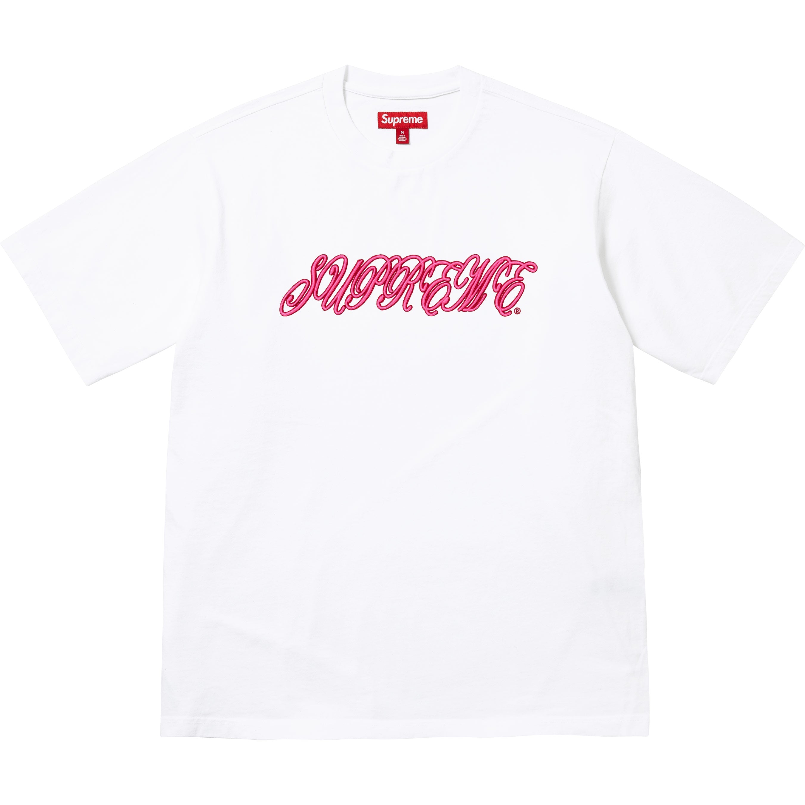 Raised Script S/S Top view 5